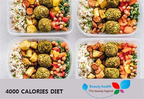 4000 Calories Diet - Health Beauty