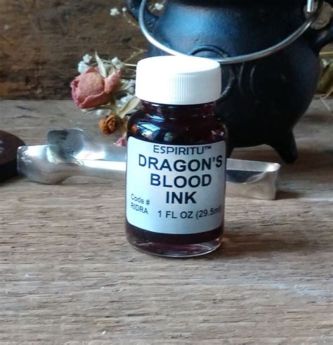 Dragons Blood Ink Witchs Ink Herbal Ink Ink For Etsy