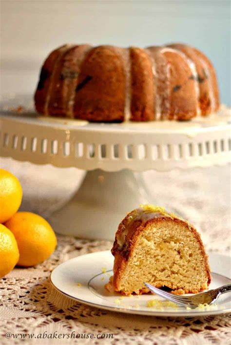 This lemon blueberry bundt cake is a perfect dessert for lemon lovers! Lemon Bundt Cake with Lemon Curd Filling | A Baker's House