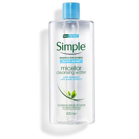 Simple Water Boost Micellar Cleansing Water Simple® Skincare