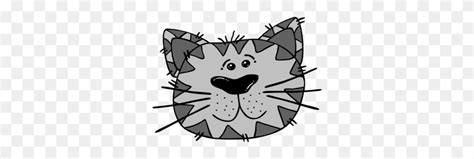 Cartoon Cat Face Clip Art Cat Face Clipart Black And White Stunning