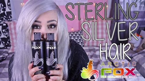 Dying My Hair Sterling Silver Arctic Fox Haircolor ♥ Youtube