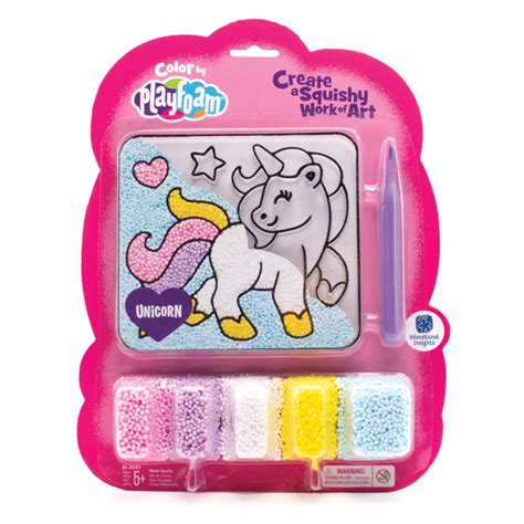 Colour By Playfoam Unicorn Educational Insights Playwell Canada Toy