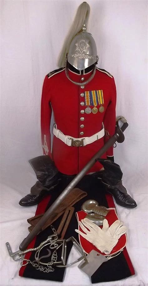 Ww1 Montgomeryshire Yeomanry Cavalry Complete Uniform Set Sally Antiques