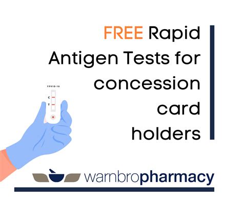 Get Free Rapid Antigen Tests Warnbro Pharmacy