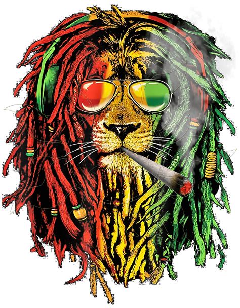 Rasta Lion Reggae Cannabis Weed Leaf 420 Ready To Press Etsy