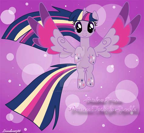 Rainbow Power Princess Twilight Sparkle By Lunachan1988 On Deviantart