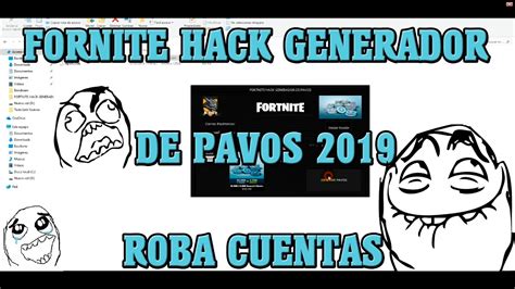 Fornite Hack Generador De Pavos 2019 Youtube