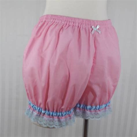 Pink Plain Mini Sweet Lolita Fairy Kei Bloomers Shorts Adult Etsy