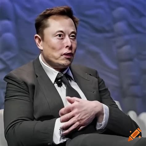 Image Of Elon Musk As A Sparking Cyborg