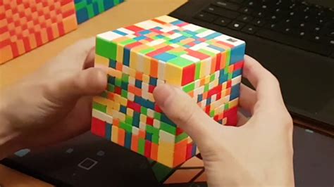 Giant 10x10 Rubiks Cube Full Solve Youtube