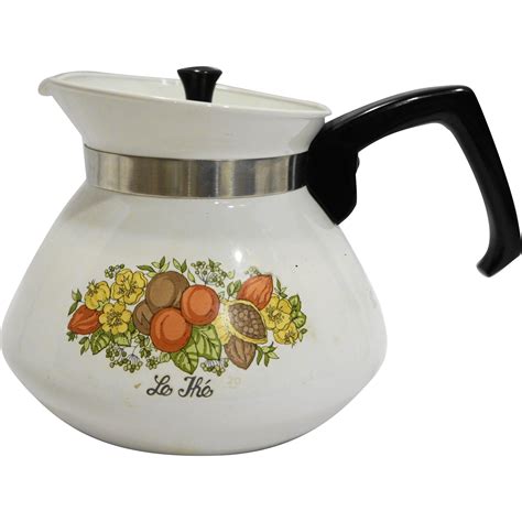 Glass expert explains why there may be money in your kitchen cabinets. Corning Corningware Spice of Life 6 Cup Teapot P-104 from ...