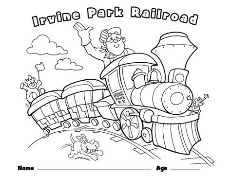 Christmas Train Coloring Pages At Free Printable