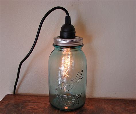 Mason Jar Pendant Lamp Kit Diy Standard Size