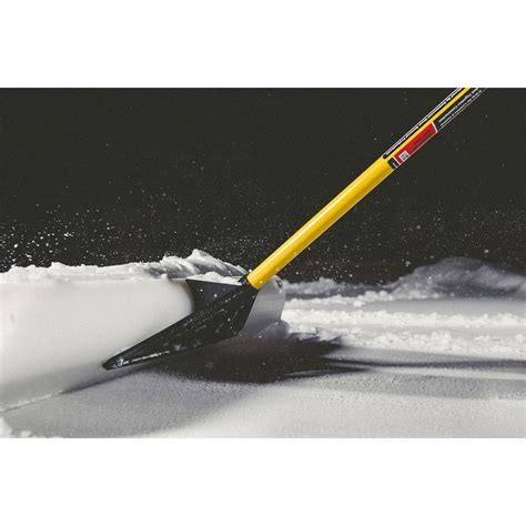 The Snowplow The Original 48 Inch Wide Poly Blade Snow Pusher Shovel