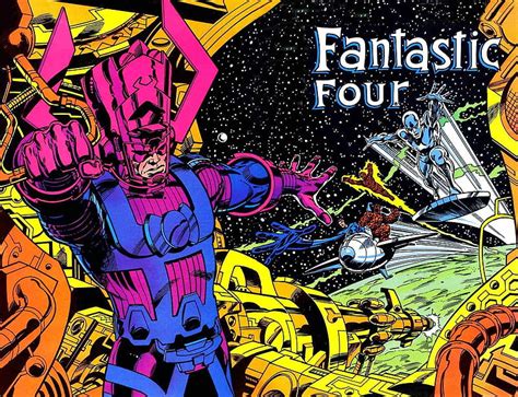Los Cuatro Fantásticos Galactus Historietas Superhéroes Villanos