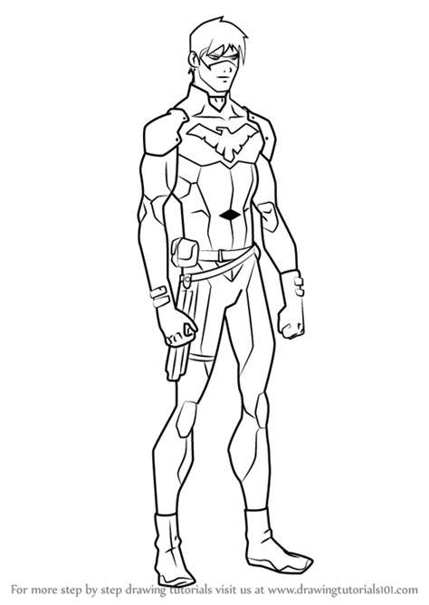 Nightwing Coloring Pages
