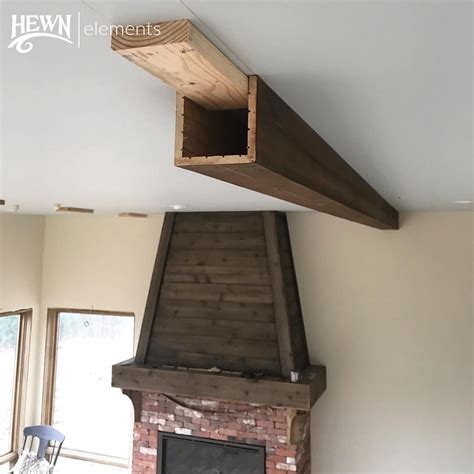 The living room is difficult to cool in summer and heat in winter. Faux ceiling beams. Lightweight and easy DIY install. Check out the install video https://youtu ...