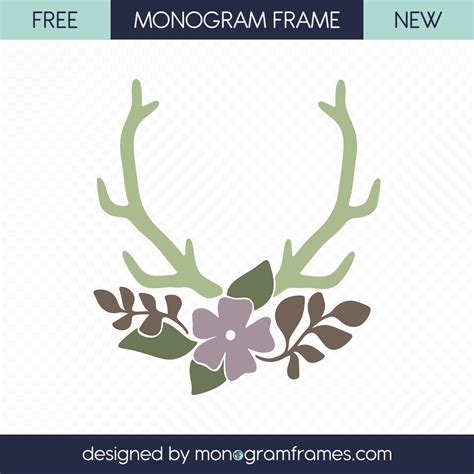 Free Floral Svg Monogram Maker Free Monogram Monogram Frame Svg Free