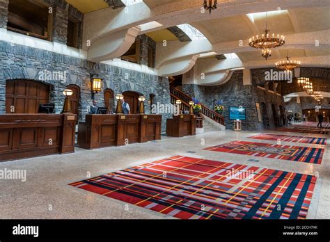 Interior Of The Fairmont Banff Springs Hotel Banff Alberta Canada