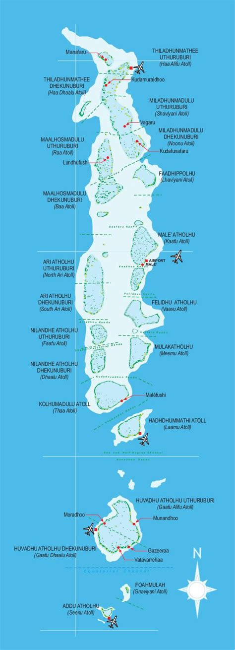 Maldives Map Serene Blue Bowls Surf Inn