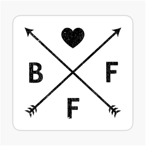 T For Best Friends Bff Best Friends Forever Sticker By Pandapope