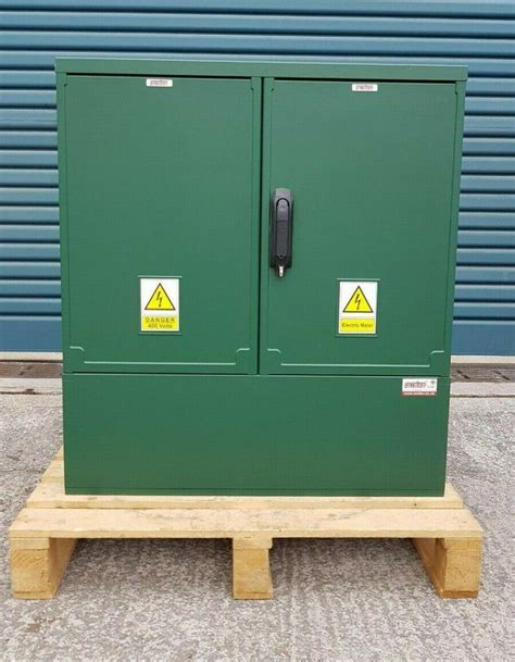 Grp Electric Enclosure Kiosk Cabinet Meter Box Housing Green W800