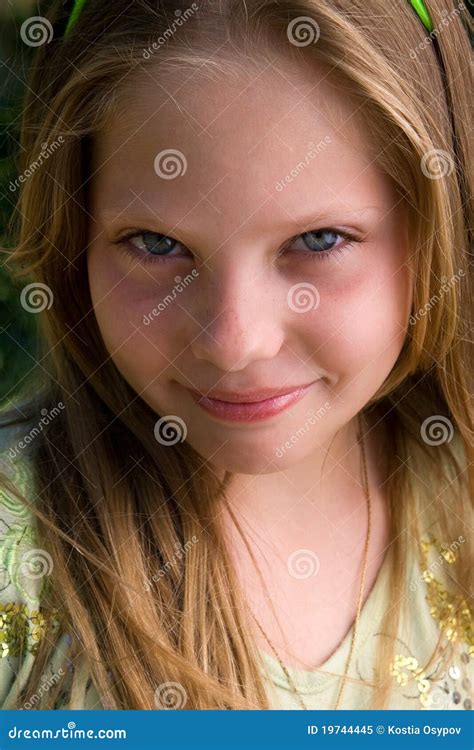 Portrait Of The Lovely Young Girl Stock Image Image Of Young Lovely
