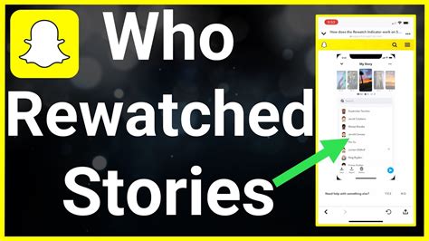 How To See Who Rewatched Your Snapchat Stories Youtube