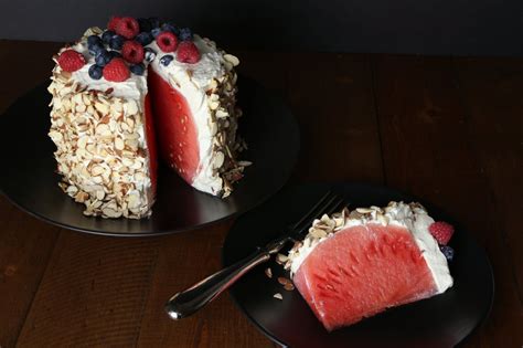 Watermelon Cake (With images) | Watermelon cake recipe, Watermelon recipes, Watermelon cake