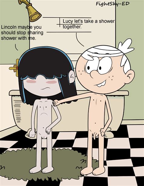 Post Fightskyed Lincoln Loud Lucy Loud The Loud House