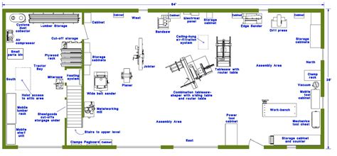 Woodwork Woodworking Workshop Layout PDF Plans