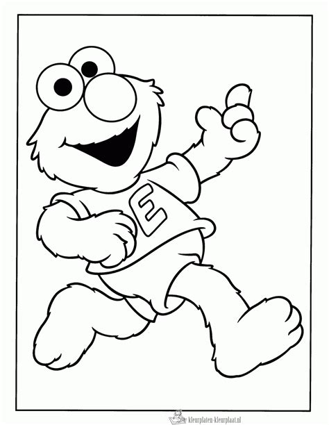 Kleurplaten elmo kleurplatenkleurplaat.nl