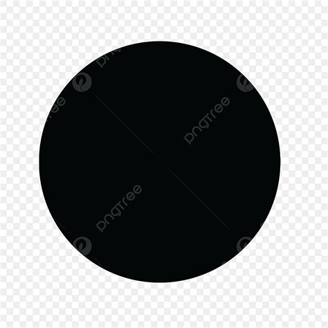 Círculo Negro Vector Png Dibujos Negro Plano Redondo Png Y Psd Para
