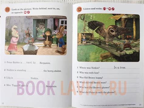Peter Rabbit and the Angry Owl Activity Book Ladybird Readers Level Booklavka Буклавка