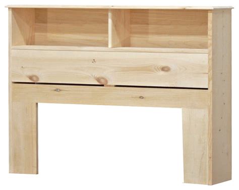 We offer the best quality unfinished bedroom furniture online. Full/Queen Bookcase Headboard, 9x41x46, Pine Wood ...