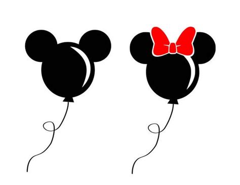 Disney Svg Disney Balloon Svg Mickey Balloon Svg Mickey Etsy