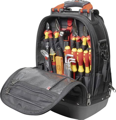 Wiha 45153 Veto Pro Pac Tool Backpack Set L Electric 26 Piece Vde Tool