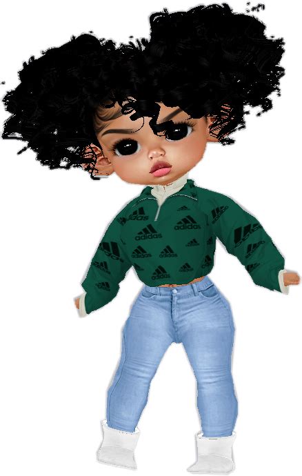 Freetoeditimvu Remixit In 2021 Black Girl Cartoon Cute Girl