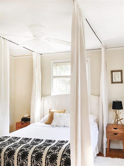 You must take steps to safely secure the fastener or it will quickly tear out of the ceiling. How to Hang a Canopy from the Ceiling Without Drilling ...