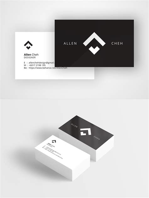 20 Minimalistic Business Card Designs For You To See Naldz Graphics
