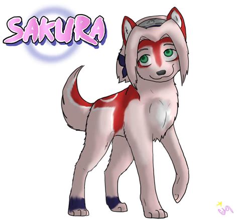 Sakura Dog By Dogwolf129 On Deviantart