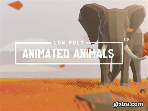 Low Poly Animated Animals Low Poly 3d Model Gfxtra
