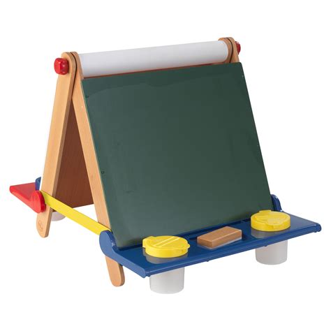 Kidkraft Tabletop Easel Natural With Primary