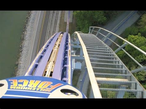 Millennium Force Cedar Point Giga Coaster POV - YouTube