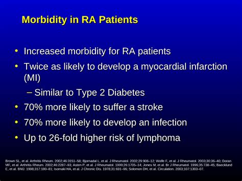 Additional features of rheumatoid arthritis can include the following. The Appropriate Use of Diagnostic Testing in the ...