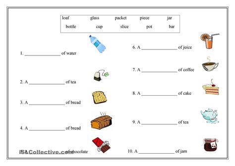 Countable And Uncountable Nouns Worksheet For Grade 2 Practice Worksheets