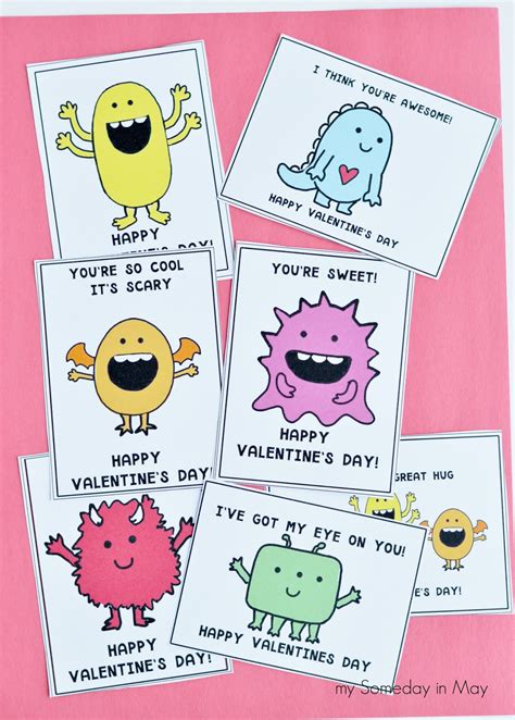 Monster Valentines My Someday In May