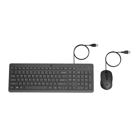 Buy Hp 150 Wired Keyboard And Mouse Combo With Instant Usb