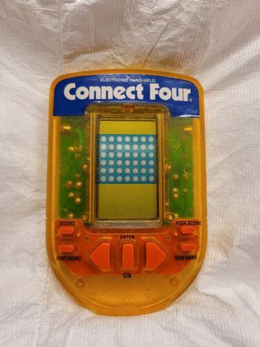 Connect Four 4 Electronic Handheld Travel Game 1995 Milton Bradley